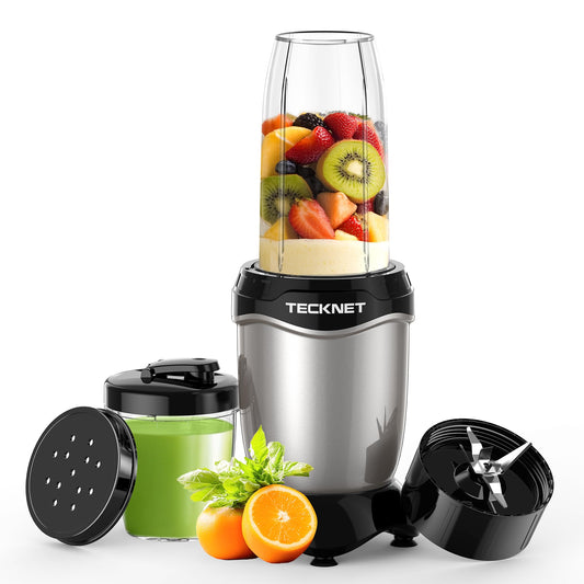 TECKNET Smoothie Maker 600W, 500ml Becher